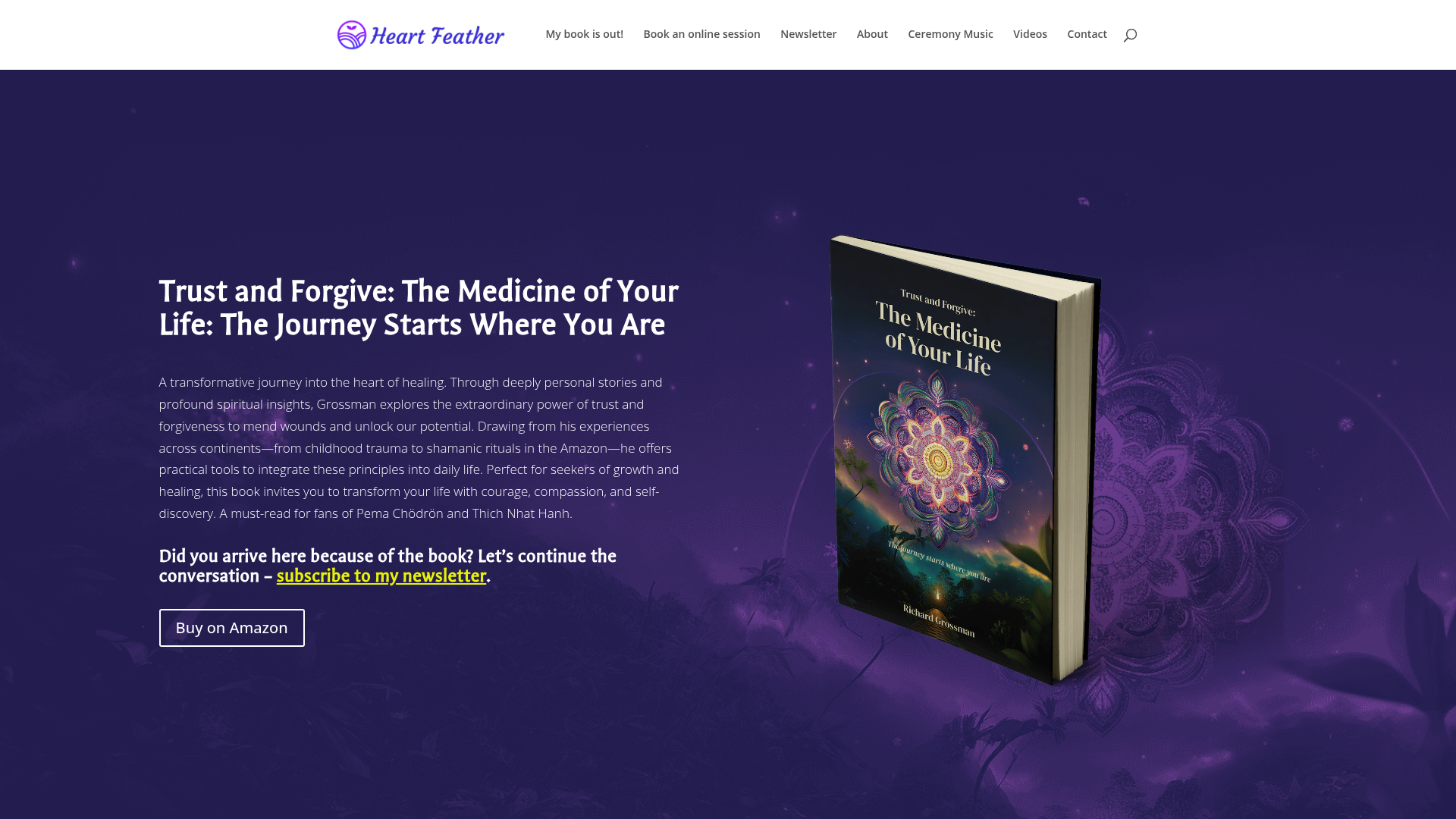 Heartfeather Website - Dr. Richard Grossman